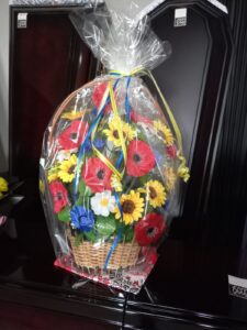 Приклад декорації поминального вінка